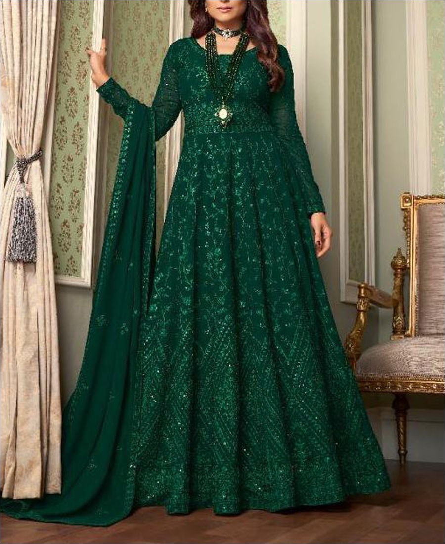 Discover more than 186 green colour gown best