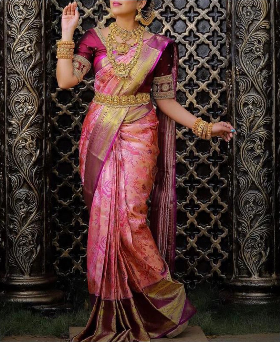 7 Celebrity Style South Indian Bridal Saree Looks | LBB