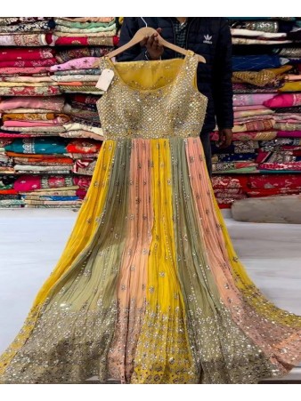 Saree Exotica Wedding Wear Trendy Readymade Partywear Silk Gown
